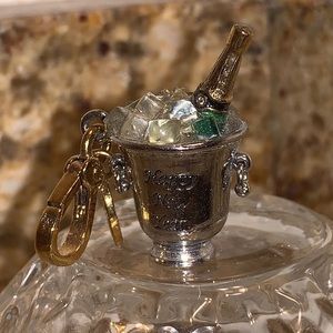 Juicy Couture champagne ice bucket Happy New Year limited edition charm 2010